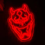 Hanya Japanese Mask Neon