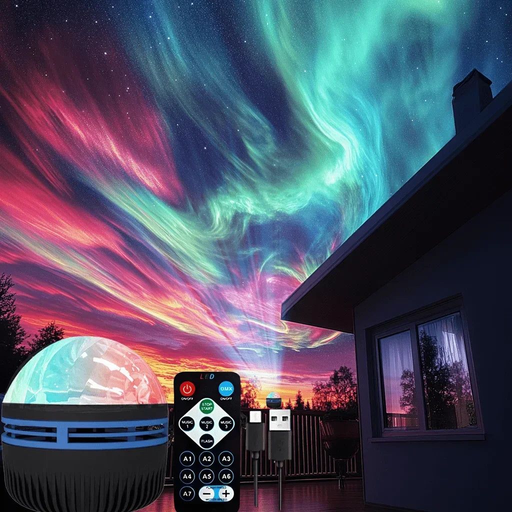 LED Night  Northern Aurora Projector