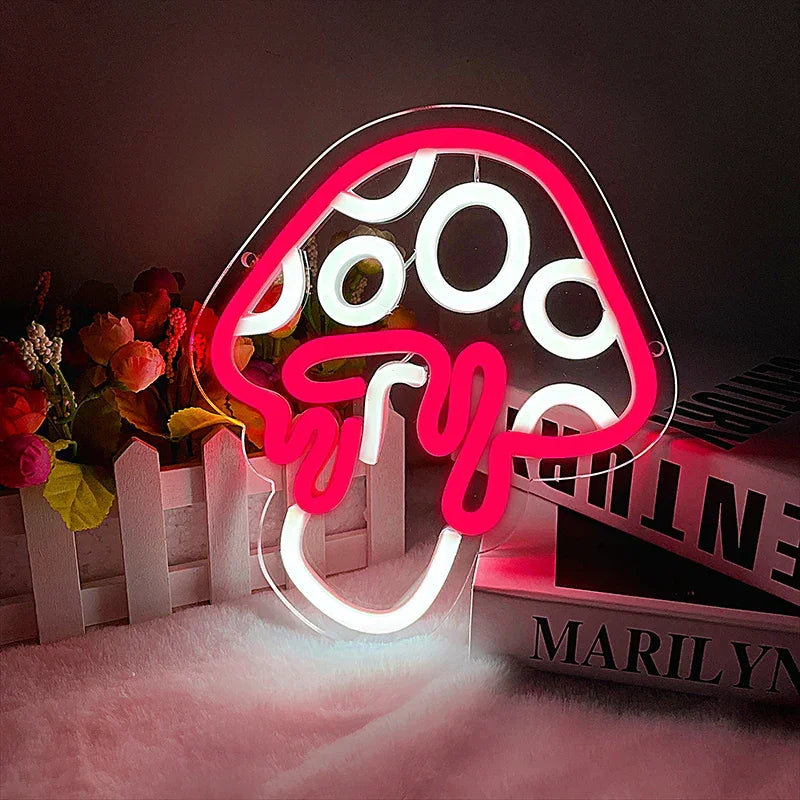 Mushroom Neon Sign