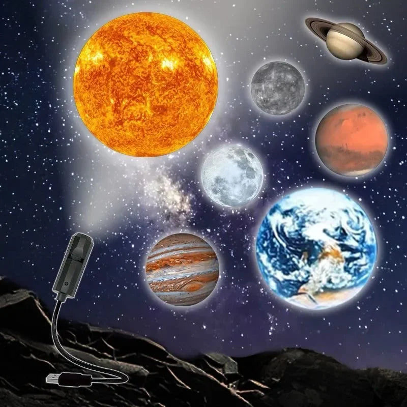 USB Moon & Halloween Projector Lamp